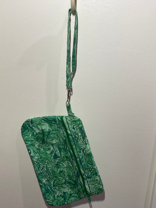 Wristlet Clutch - Green